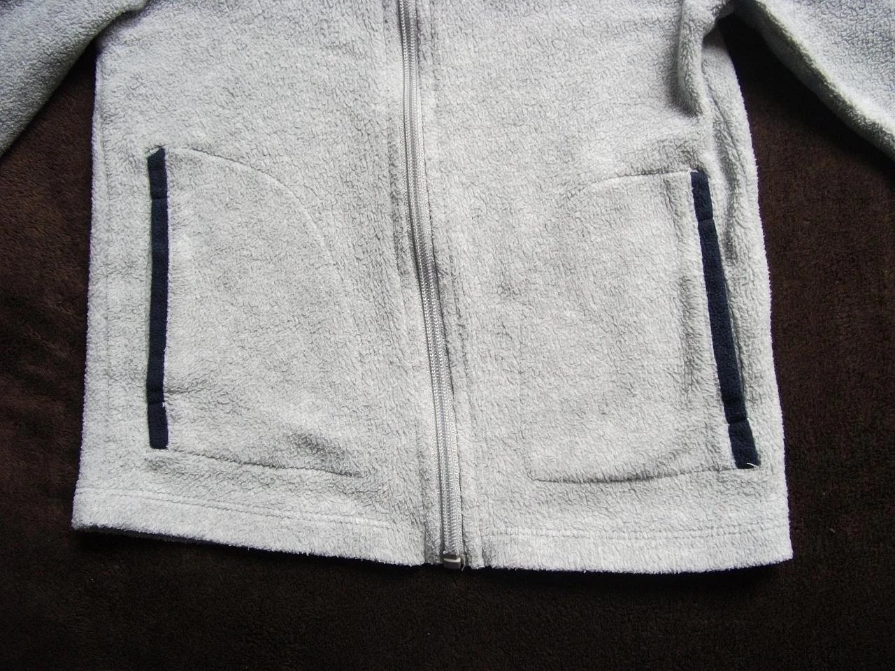 Veste polaire grise 6 ans Tissaia – photo 5